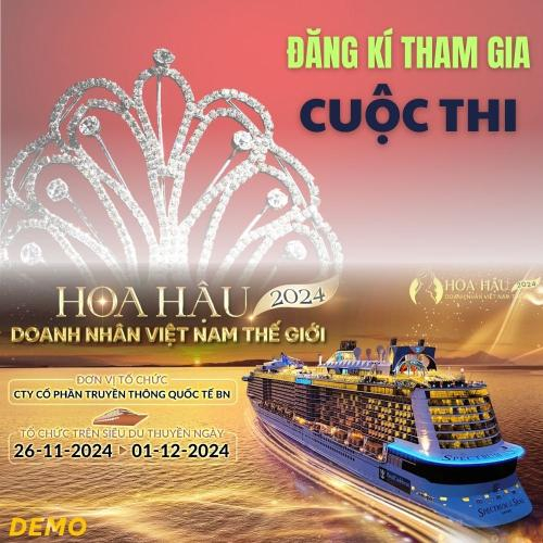 Đăng Kí Cuộc thi Hoa Hậu Doanh Nhân Việt Nam Thế Giới 2024